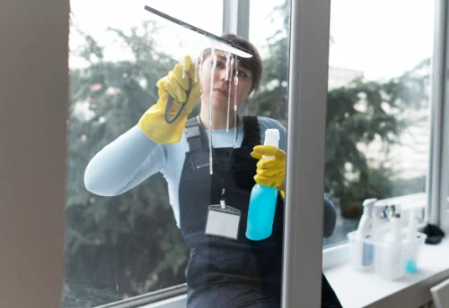 Nettoyage de vitres intérieures et extérieures à Lavaré